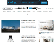 Tablet Screenshot of manofmany.com